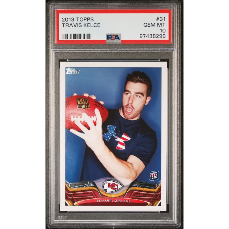 Travis Kelce 2013 Topps Rookie #31 PSA 10 Gem Mint 8299