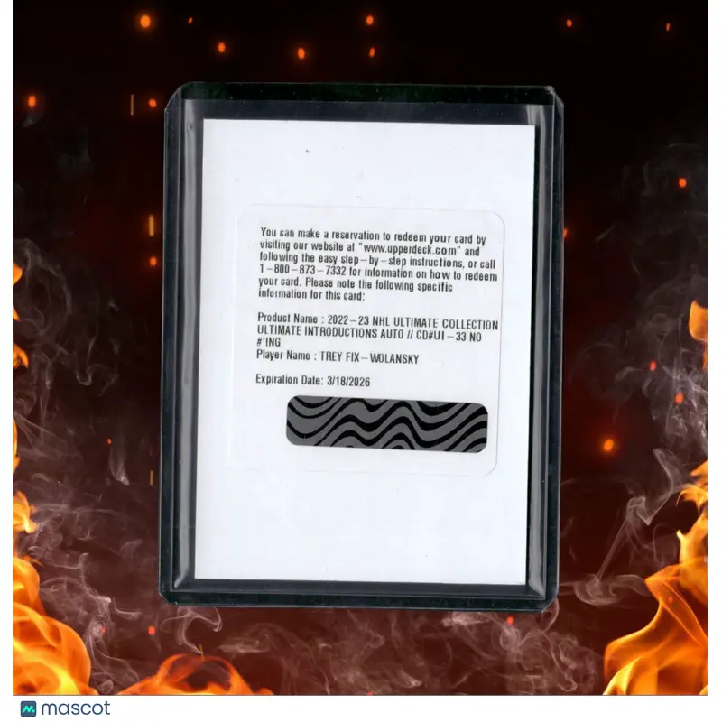2022-23 Upper Deck Ultimate Trey Fix-Wolansky Rookie Auto #UI-33