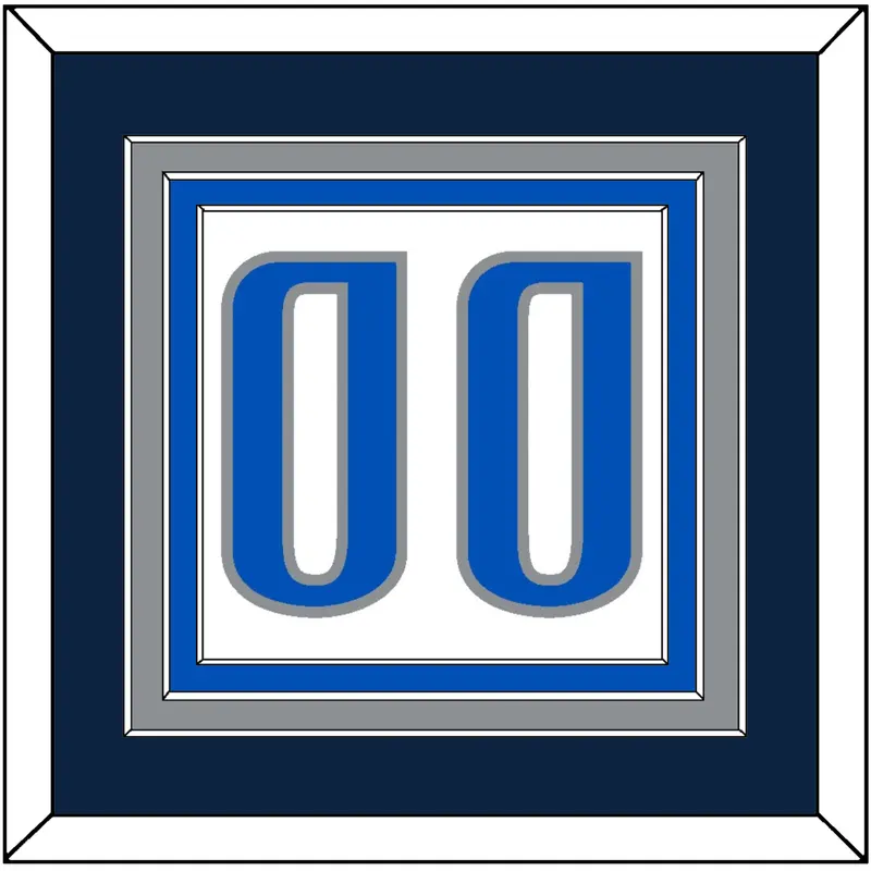 Dallas Number - Home White (2001-2017)  - Triple Mat 2