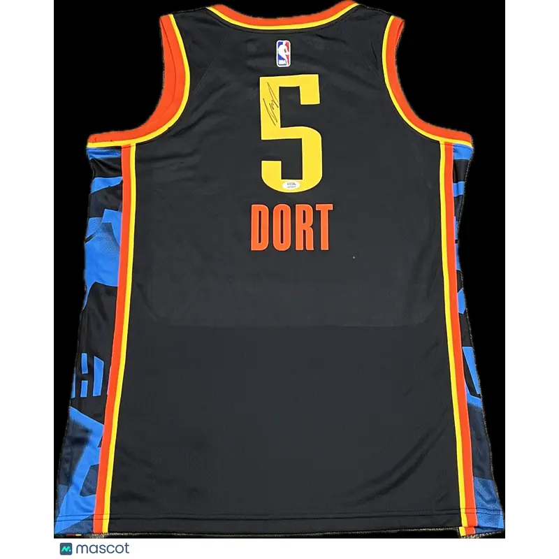 Luguentz Dort Signed Jersey PSA Oklahoma City Thunder Autographed