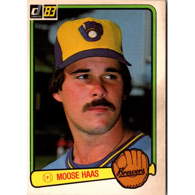 1983 Donruss Moose Haas #204