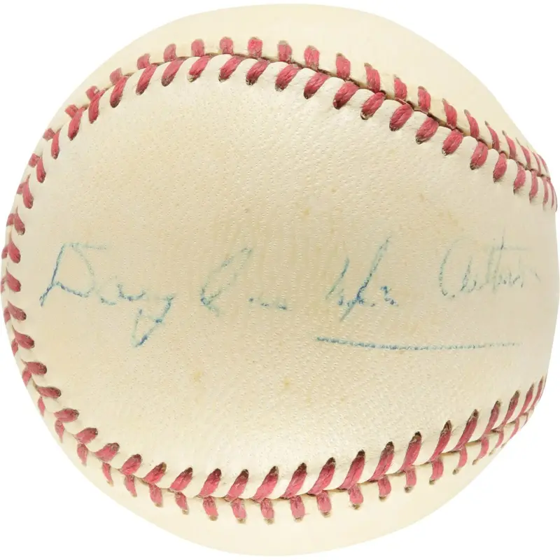 General Douglas MacArthur Single Signed Baseball PSA DNA COA World War 2 WWII