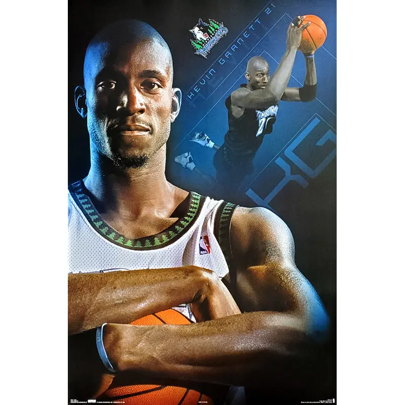 Kevin Garnett "The Man" Minnesota Timberwolves Poster - Costacos 2005