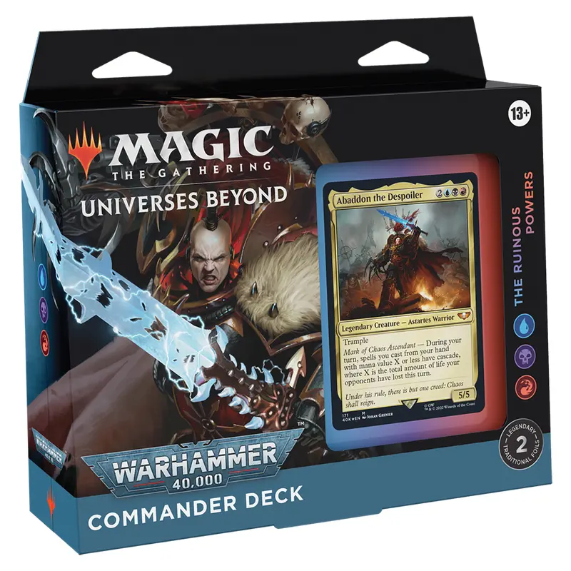 Magic The Gathering Warhammer 40,000 Commander Deck - The Ruinous Powers