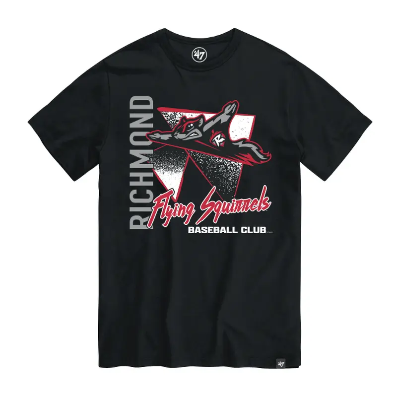 Richmond Flying Squirrels '47 Side Arm Franklin Tee