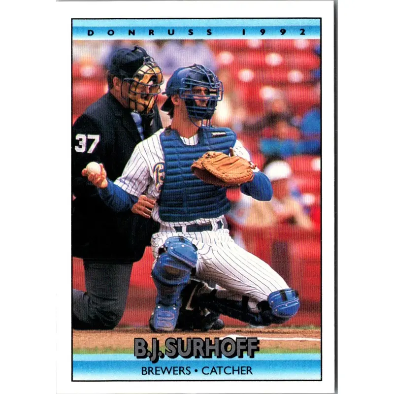 1992 Donruss B.J. Surhoff #70