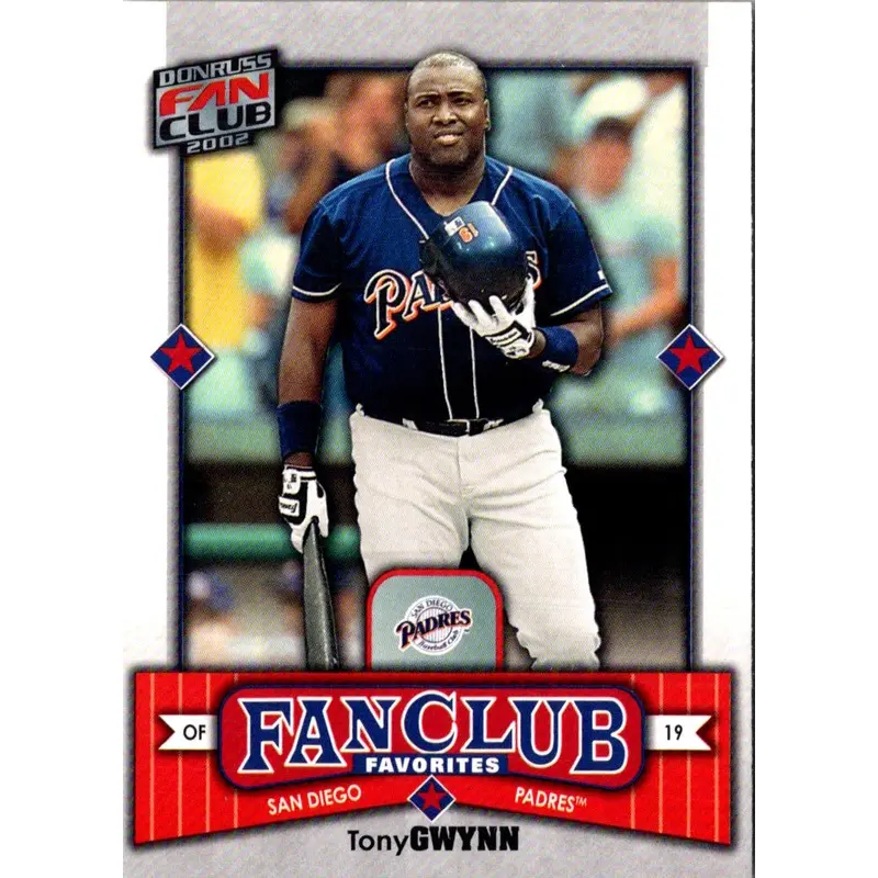 2002 Donruss Fan Club Tony Gwynn #279