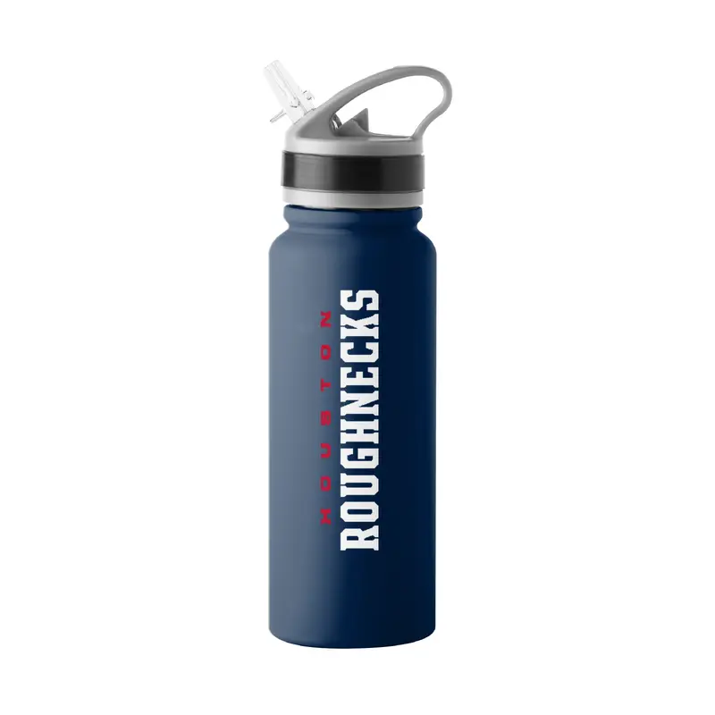 Houston Roughnecks 25oz Logo SingleWall FlipTop Bottle