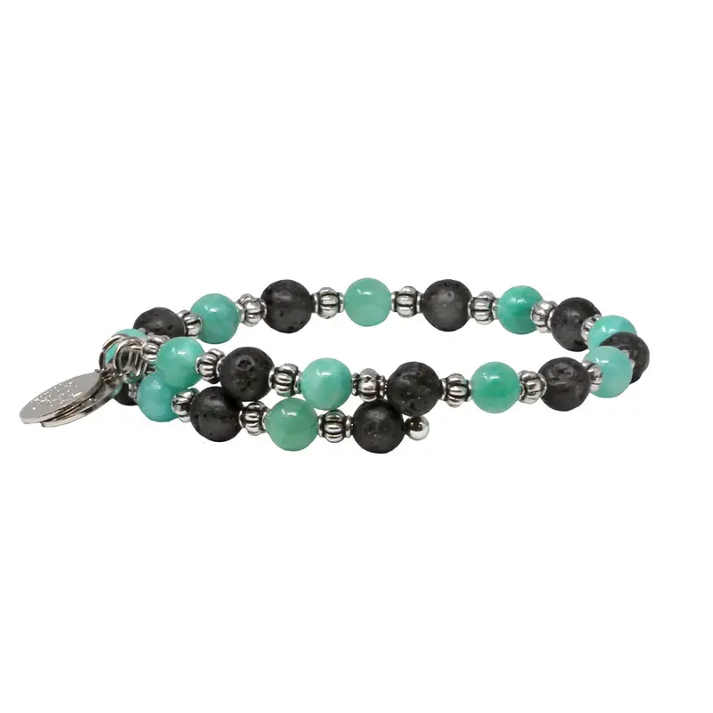 Seafoam Lava Wrap, 6mm