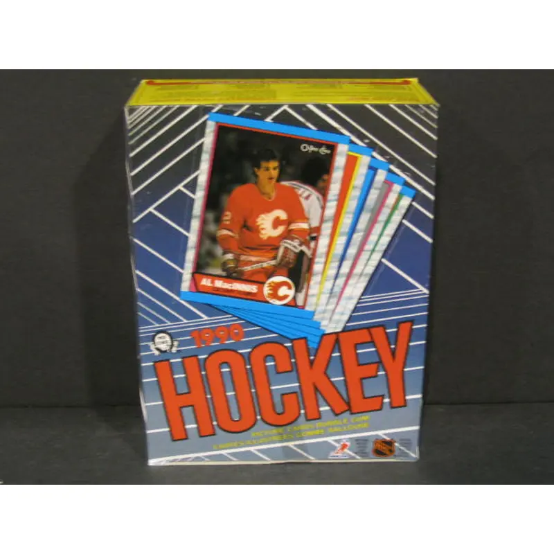 1989/90 OPC O-Pee-Chee Hockey Unopened Wax Box (Authenticate)