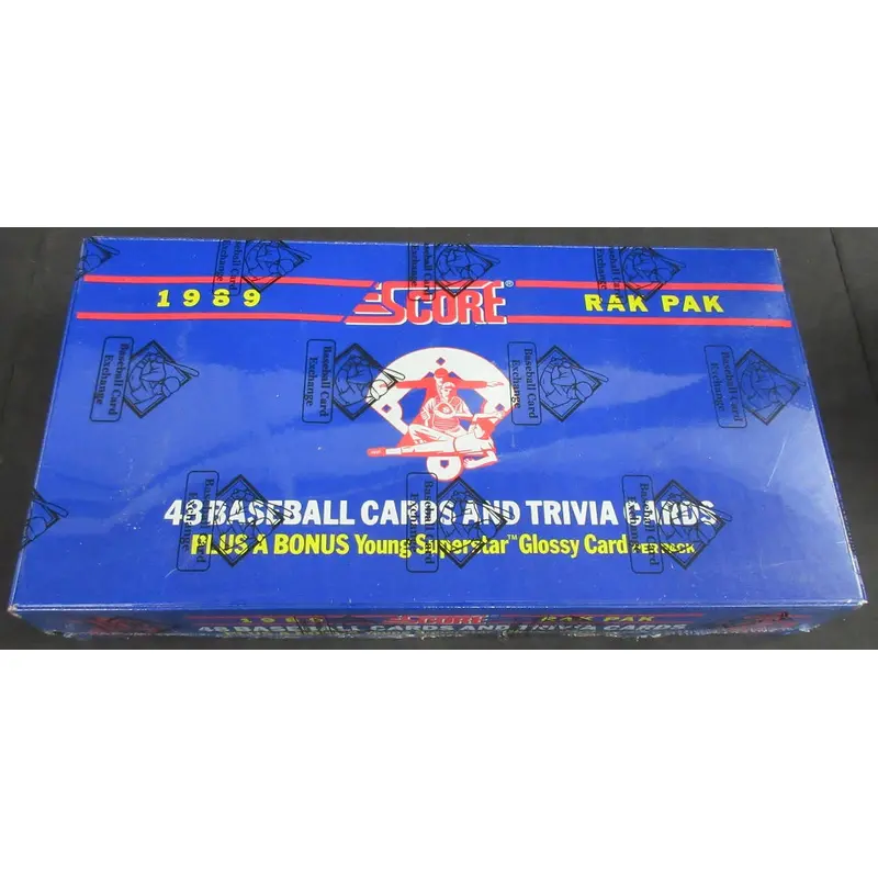 1989 Score Baseball Unopened Rack Box (FASC)
