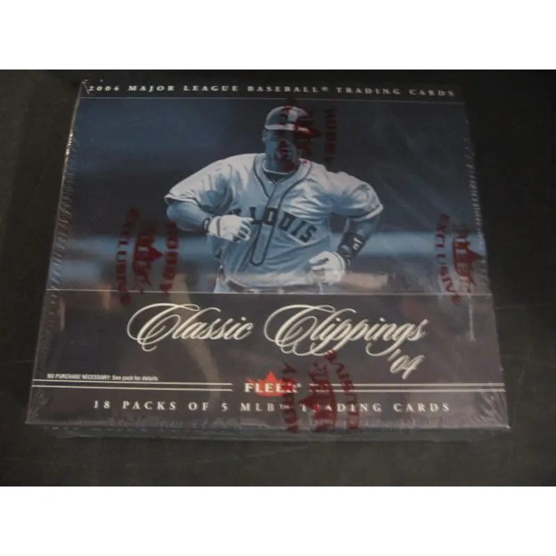2004 Fleer Classic Clippings Baseball Box (Hobby)