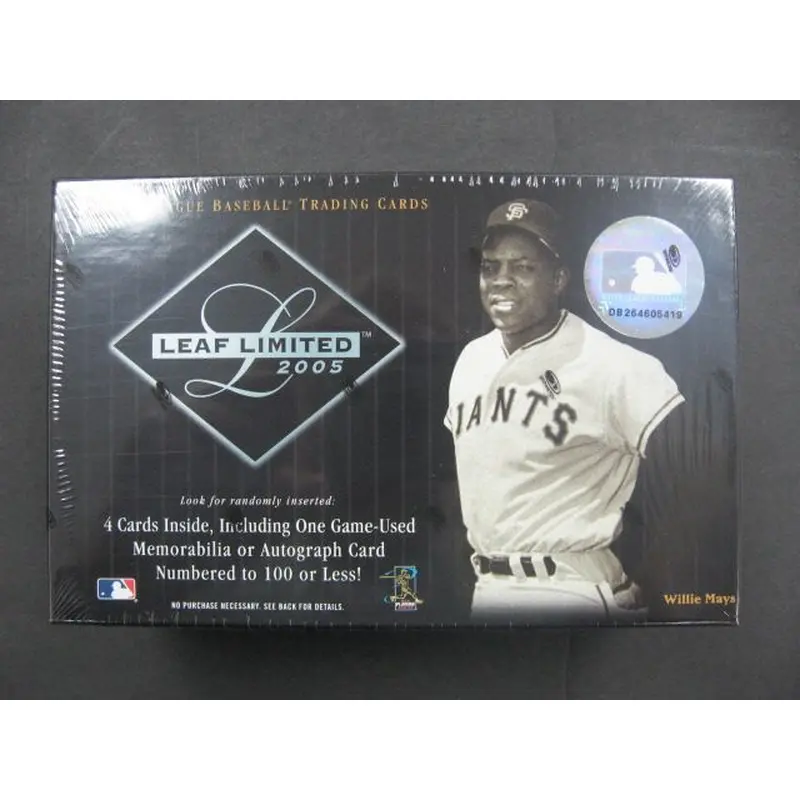 2005 Leaf Limited Baseball Box (Hobby)