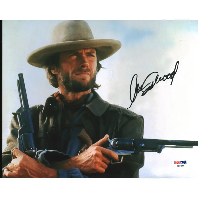 Clint Eastwood The Good, the Bad and the Ugly Signed 8x10 Photo PSA/DNA #X03445