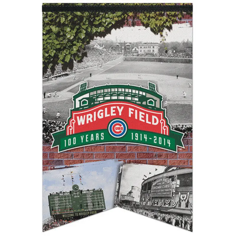 Wrigley Field 100th Anniversary (2014) Premium Felt Commemorative Banner - Wincraft
