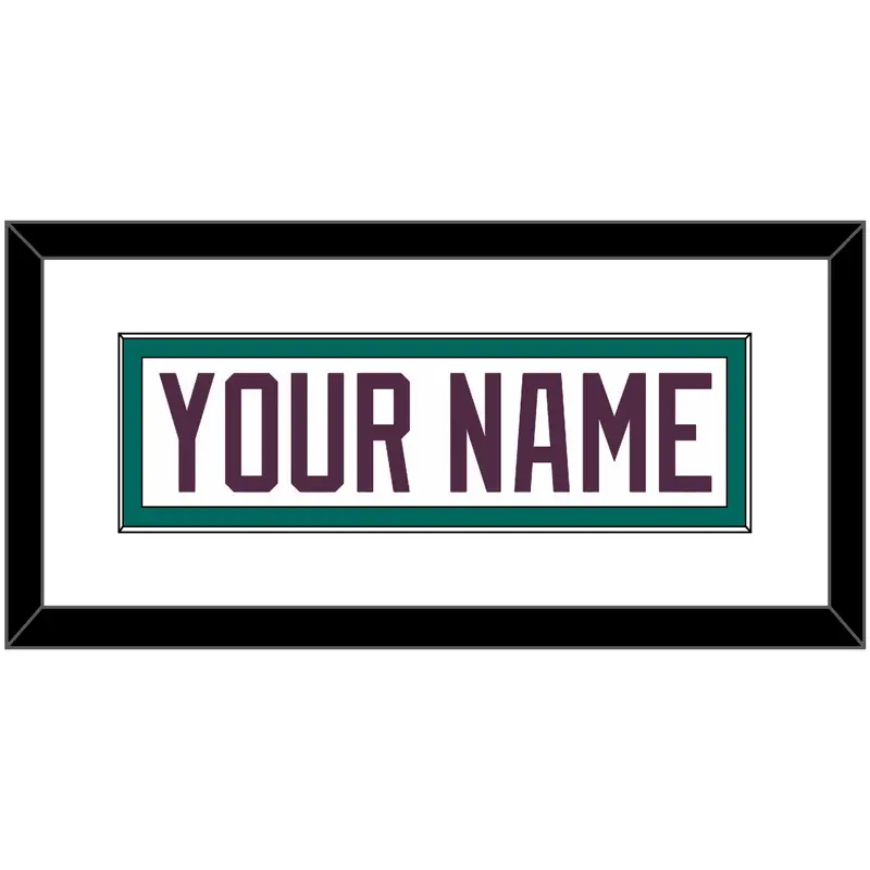 Anaheim Nameplate - Home White (1993-2006) - Single Mat 1