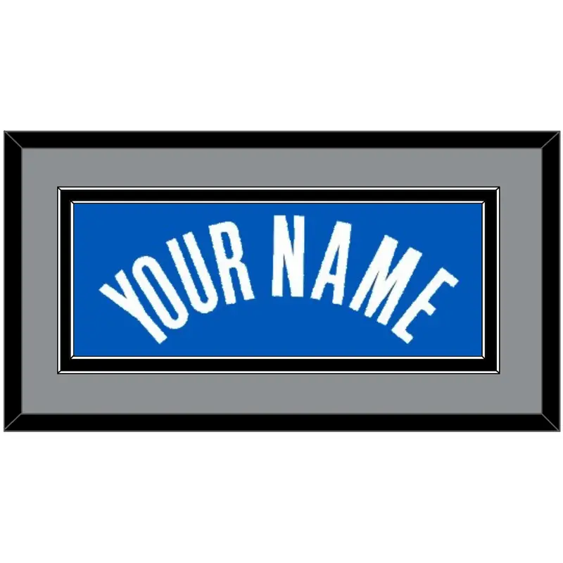 Orlando Name - Blue Statement (2019-2022) - Single Mat 2