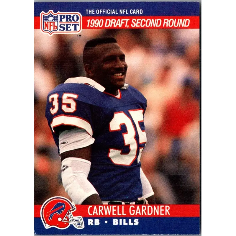 1990 Pro Set Carwell Gardner #711 Rookie