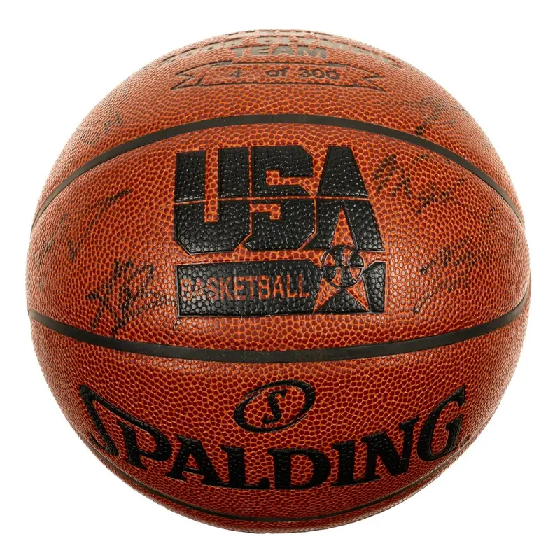 2008 Team USA Redeem Team Signed Basketball Kobe Bryant 17 Sigs Olympics PSA DNA