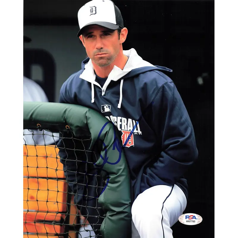 Brad Ausmus signed 8x10 photo PSA/DNA Detroit Tigers Autographed