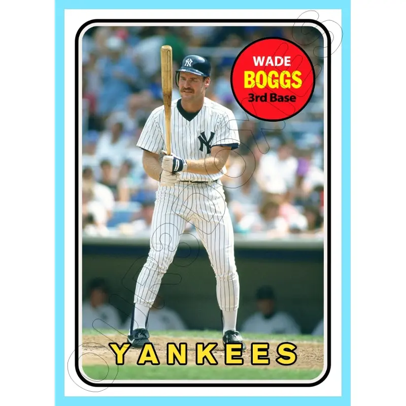 Wade Boggs 1969 Topps Custom Card - 4527