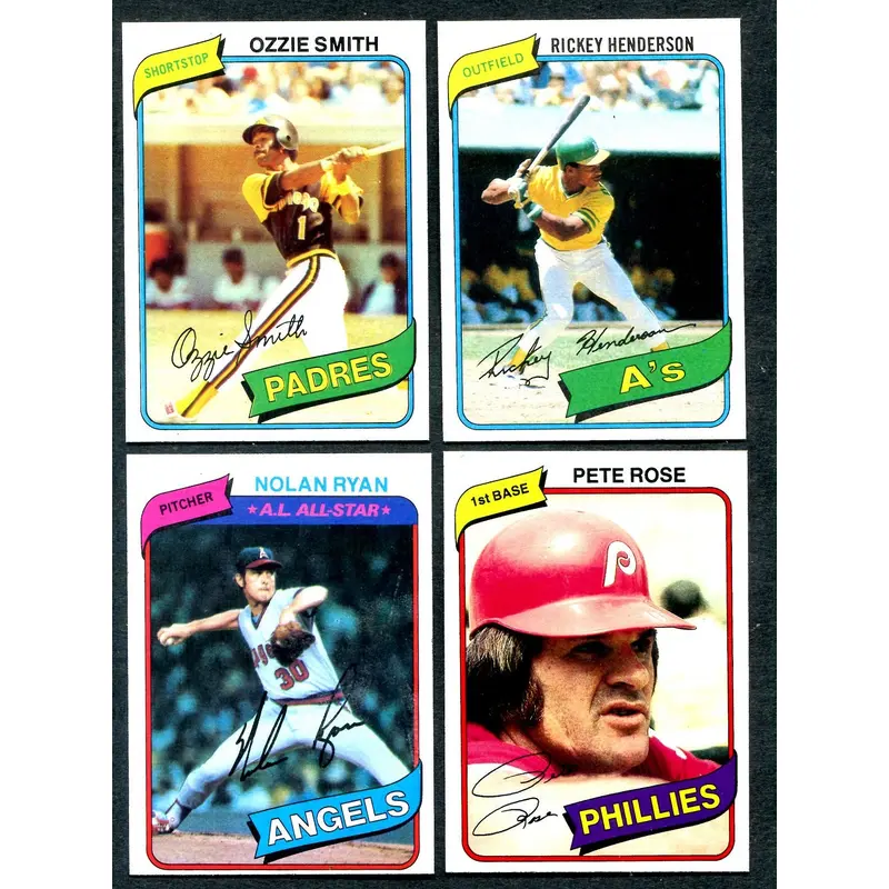 1980 Topps Baseball Complete Set EX/MT NM (726) (24-524)