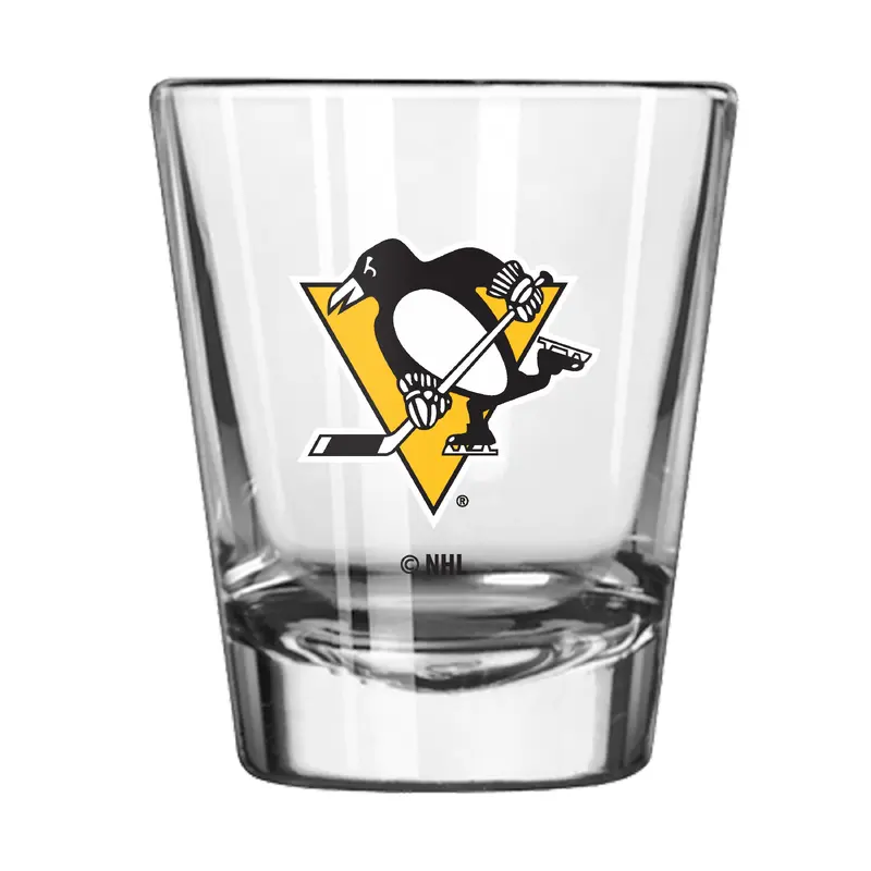 Pittsburgh Penguins 2oz Logo Shot Glass