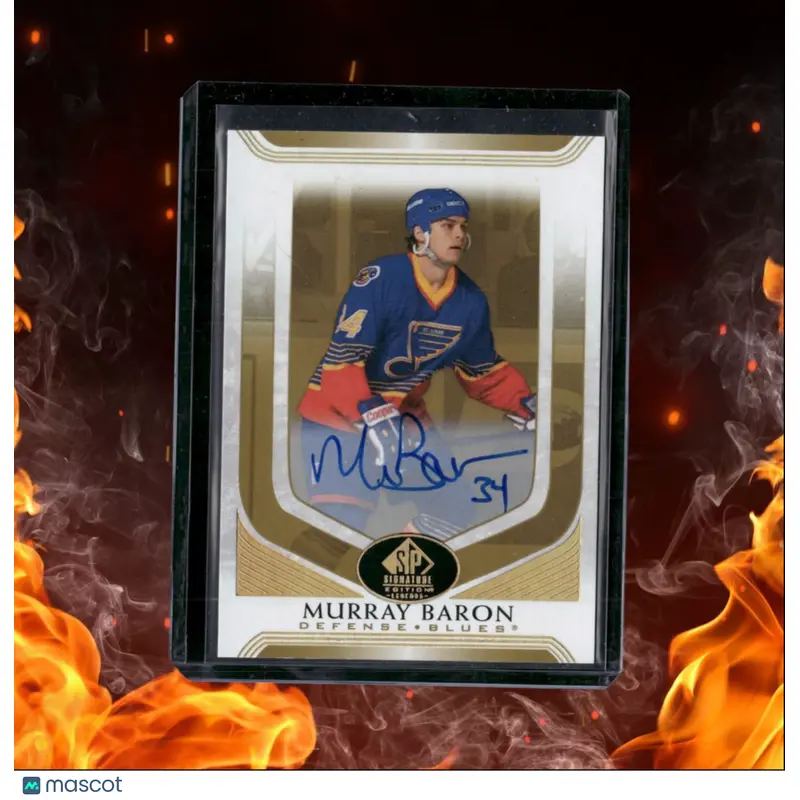 2020-21 SP Signature Edition Legends Murray Barron Gold Auto #53
