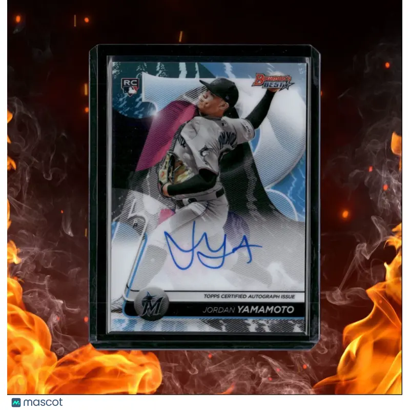 2020 Bowman's Best Jordan Yamamoto Rookie Auto #B20-JY