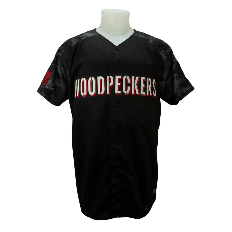 Fayetteville Woodpeckers OT Sports Youth Black Ops Replica Jersey