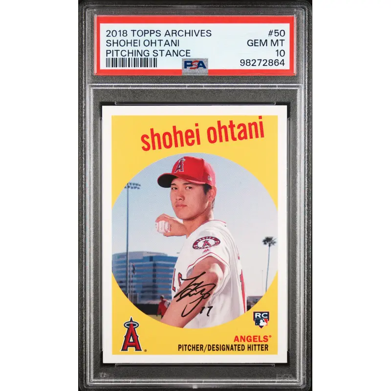 Shohei Ohtani 2018 Topps Archives Rookie #50 PSA 10 Gem Mint 2864