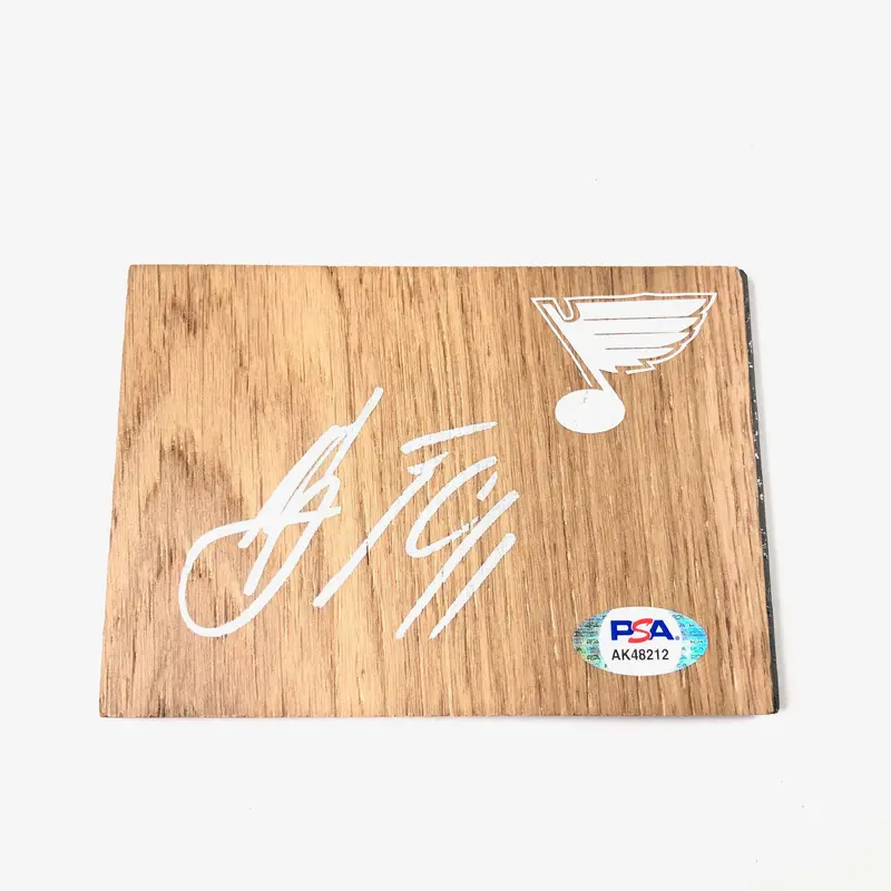 VLADIMIR TARASENKO Signed Floorboard PSA/DNA Autographed St. Louis Blue