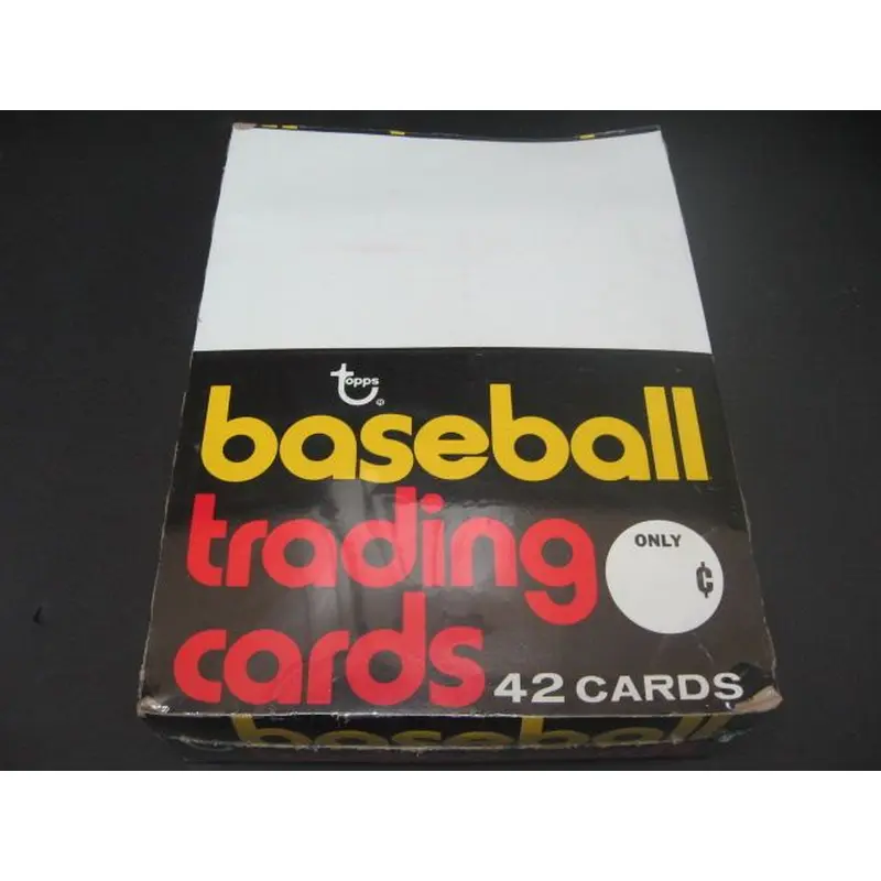 1975 Topps Baseball Unopened Rack Box
