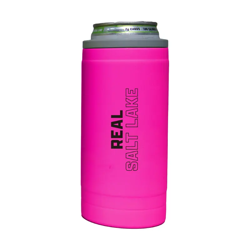 Real Salt Lake 12oz Electric Stacked Soft Touch Slim Coolie