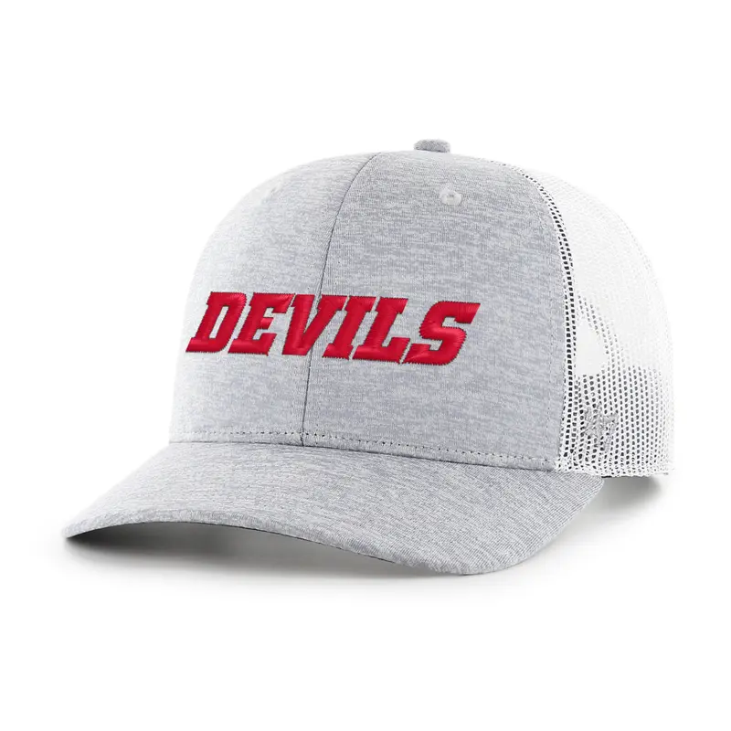 NEW JERSEY DEVILS HARRINGTON SCRIPT '47 TRUCKER