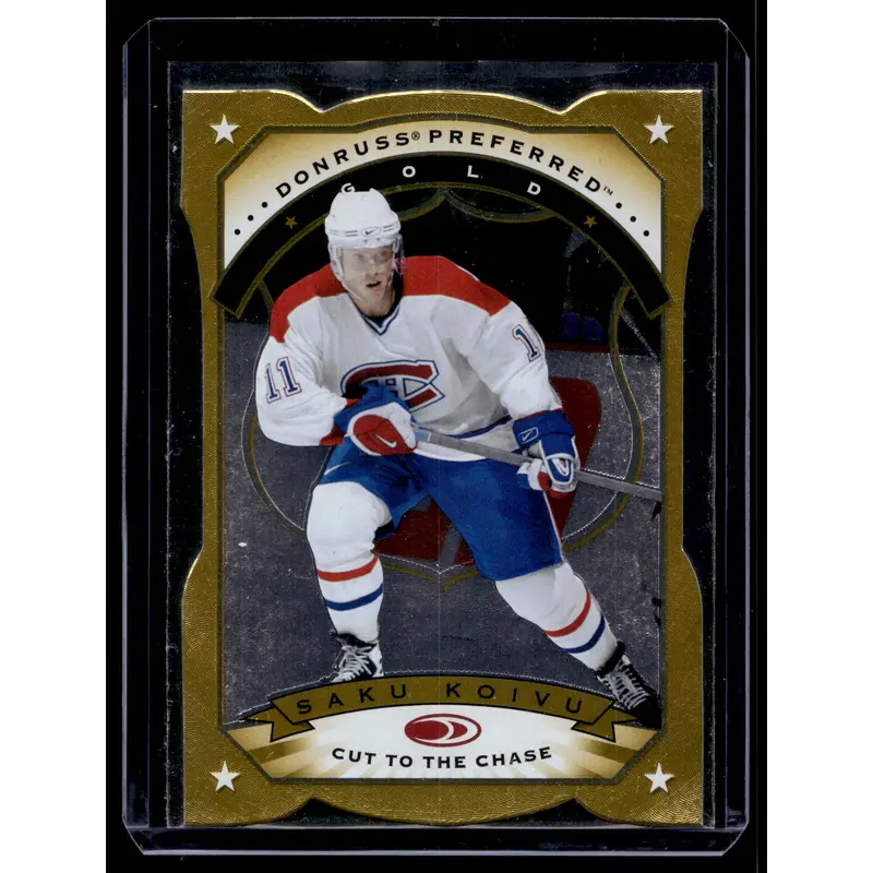 1997-98 Donruss Preferred - Cut to the Chase - Saku Koivu #11