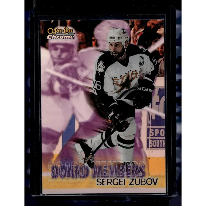 1998-99 O-Pee-Chee Chrome - Board Members - Refractor - Sergei Zubov #B7