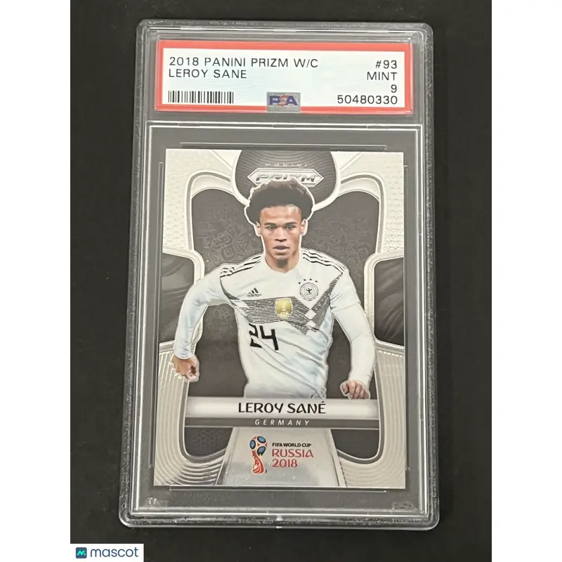 2018 Panini Prizm World Cup #93 Leroy Sane PSA 9