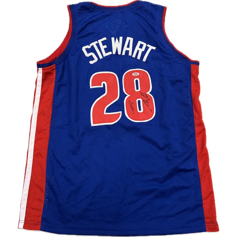 Isaiah Stewart signed jersey PSA/DNA Detroit Pistons Autographed