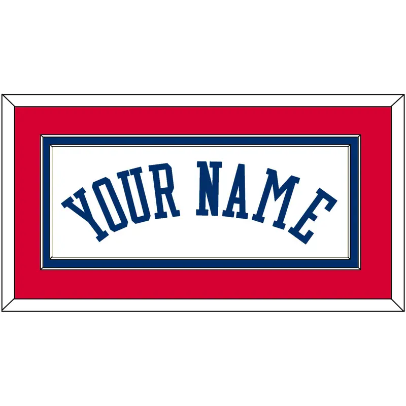 Philadelphia Name - Home White (1978-1991) - Double Mat 2