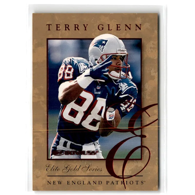 1997 Donruss Elite Gold Promo Terry Glenn #18