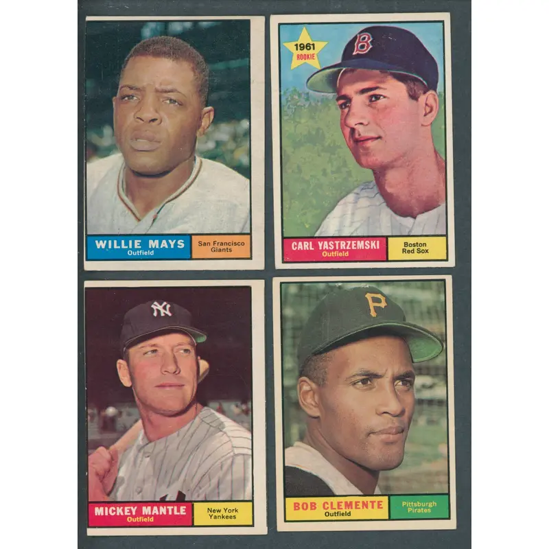 1961 Topps Baseball Complete Set (587) EX