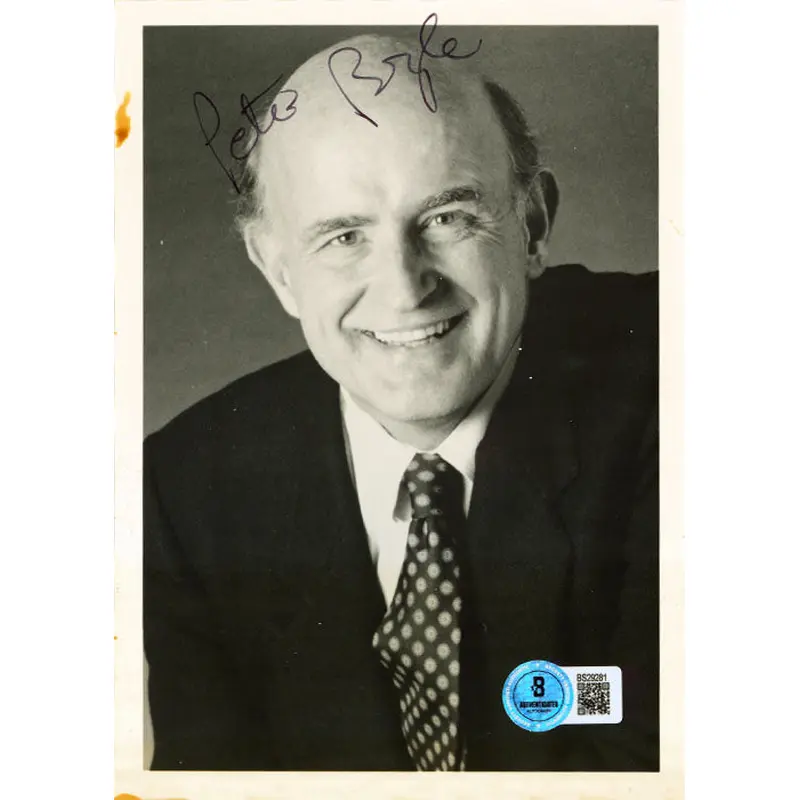Peter Boyle Everybody Loves Raymond Authentic Signed 5x7 Photo BAS #BS29281
