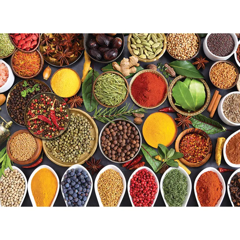 World of Culinary Spices Kitchen Table Restaurant Poster - Eurographics Inc.