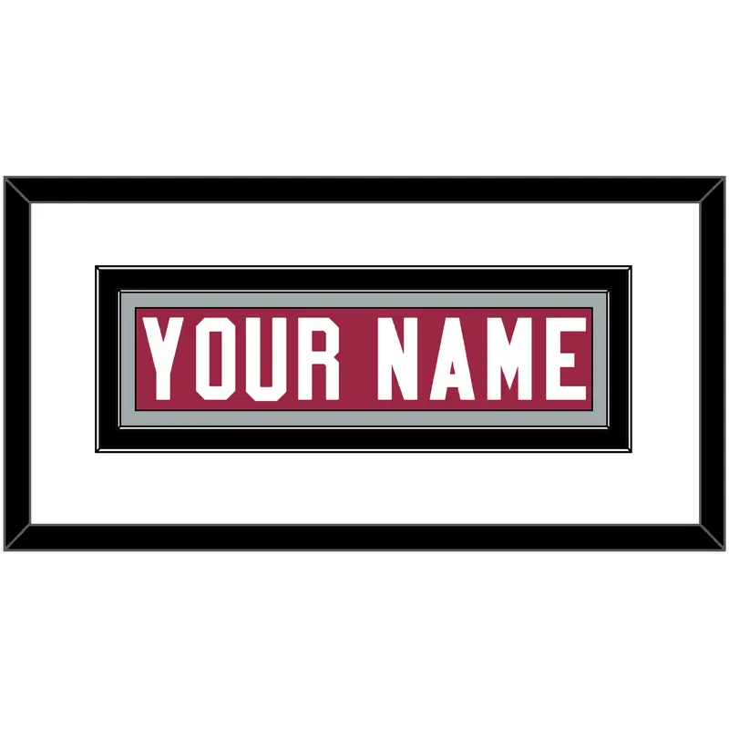 Arizona Nameplate - Home Red - Double Mat 1
