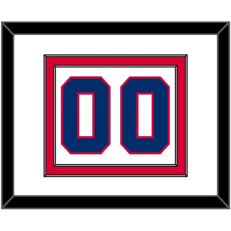 Philadelphia Number - Home White (1978-1991) - Double Mat 2