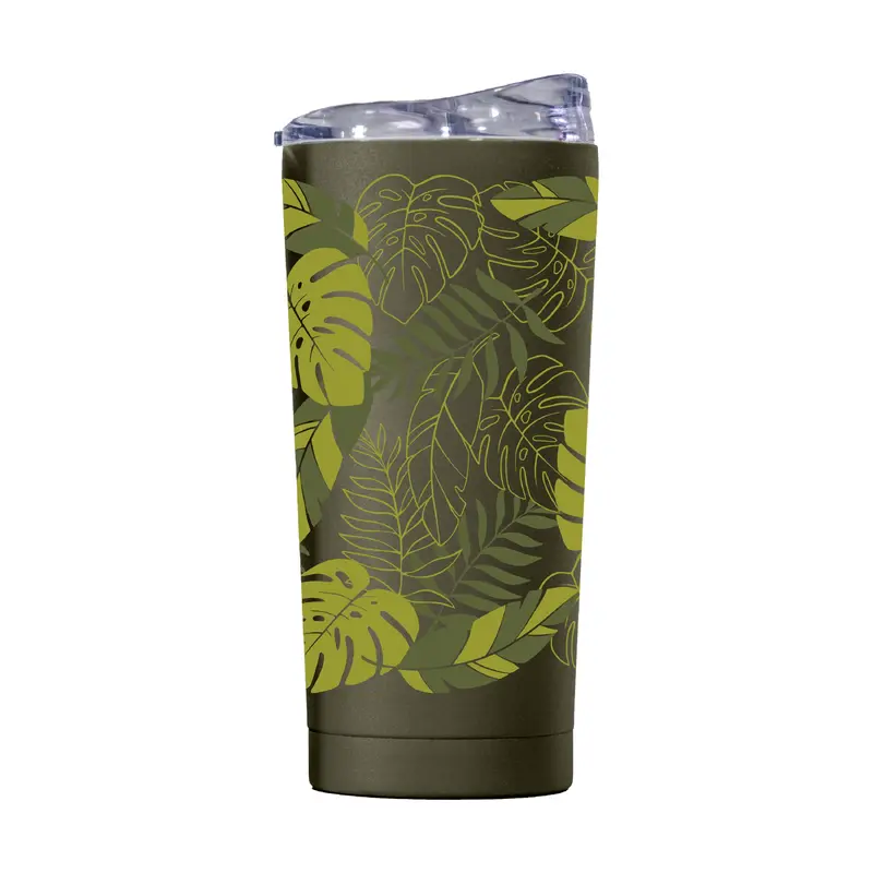 Jungle Collection Jungle Leaves 20oz Powder Coat Tumbler
