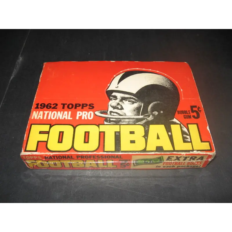 1962 Topps Football Unopened Wax Box (Partial)
