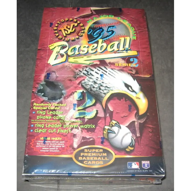 1995 Topps Stadium Club Baseball Series 2 Box (Retail) (24/14)
