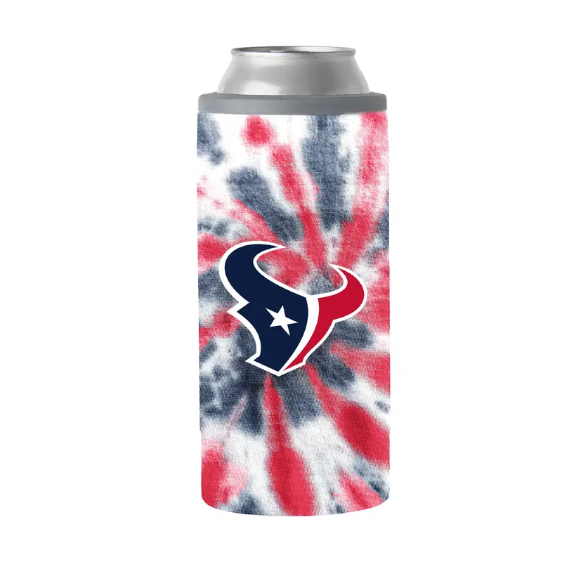 Houston Texans 12oz Tie Dye Slim Can Coolie